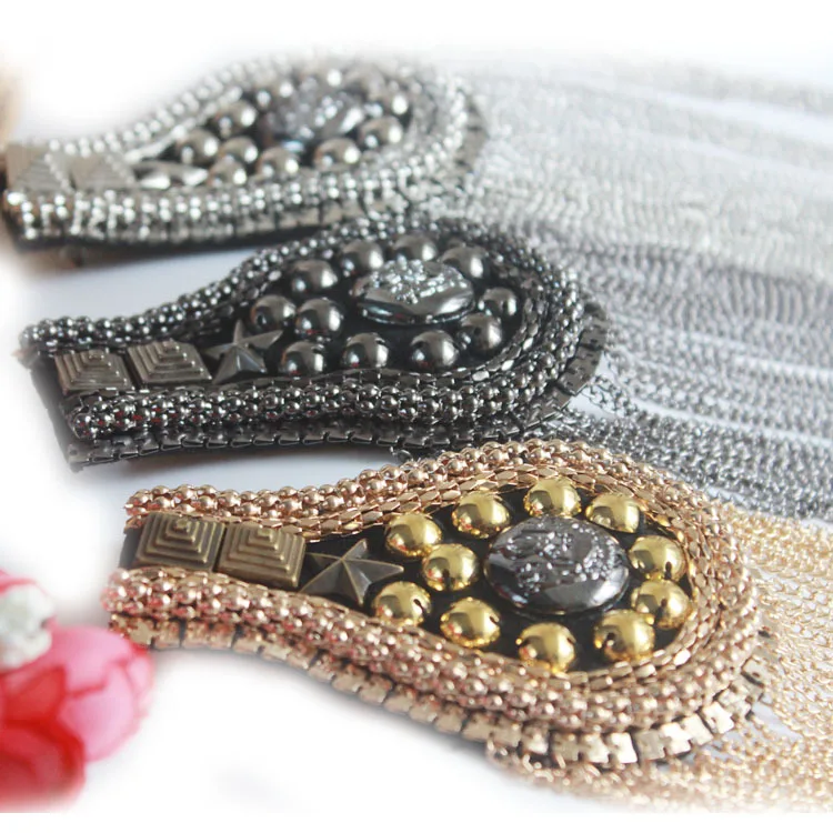 Handmade Epaulette Patch Jewelery Tassel Big Applique Shoulder Brooch Spikes/Escapulario Blazer Accessories
Handmade Epaulette Patch Jewelery Tassel Big Applique Shoulder Brooch Spikes/Escapulario Blazer Accessories