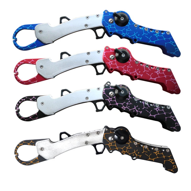 Free Shipping Foldable Top Grade Aluminum Fish Gripper Fish Grip Tool open size 28cm foldable size 18cm 189g with four colors
Free Shipping Foldable Top Grade Aluminum Fish Gripper Fish Grip Tool open size 28cm foldable size 18cm 189g with four colors