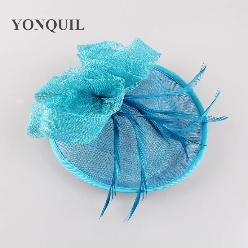 Grey Sinamay Fascinators Hats Linen Base With Feather Strip Women Red Wedding Hats Party Hair Clips Church Hat Hair Accessories
Grey Sinamay Fascinators Hats Linen Base With Feather Strip Women Red Wedding Hats Party Hair Clips Church Hat Hair Accessories