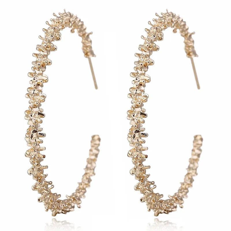 YAOLOGE 2019 Fashion Gold Silver Color C Shape Circle Earrings For Women Statement Big Round Geometric Metal Modern Jewelry
YAOLOGE 2019 Fashion Gold Silver Color C Shape Circle Earrings For Women Statement Big Round Geometric Metal Modern Jewelry