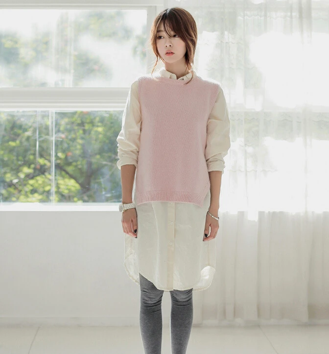 spring loose big yards female hedging sweater vest sweater vest round neck wool vest waistcoat jacket
spring loose big yards female hedging sweater vest sweater vest round neck wool vest waistcoat jacket