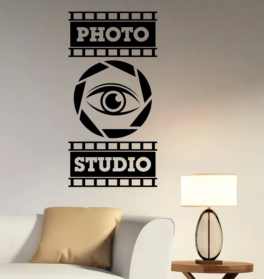 Wall Window Decal Photo Studio Logo Wall Stickers Wallpaper Camera Eye Stripe Vinyl Art Decals Mural Self Adhesive Poster D492
Wall Window Decal Photo Studio Logo Wall Stickers Wallpaper Camera Eye Stripe Vinyl Art Decals Mural Self Adhesive Poster D492