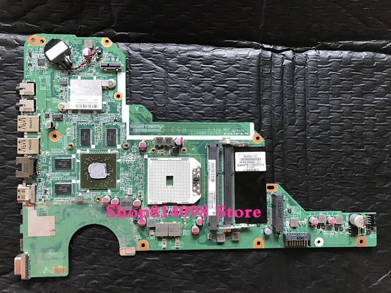 Laptop motherboard for HP G4 G6 G7-2000 683030-501 683030-001 DA0R53MB6E0 R53 Socket FS1 DDR3 HD7670M 1GB Fully test
Laptop motherboard for HP G4 G6 G7-2000 683030-501 683030-001 DA0R53MB6E0 R53 Socket FS1 DDR3 HD7670M 1GB Fully test