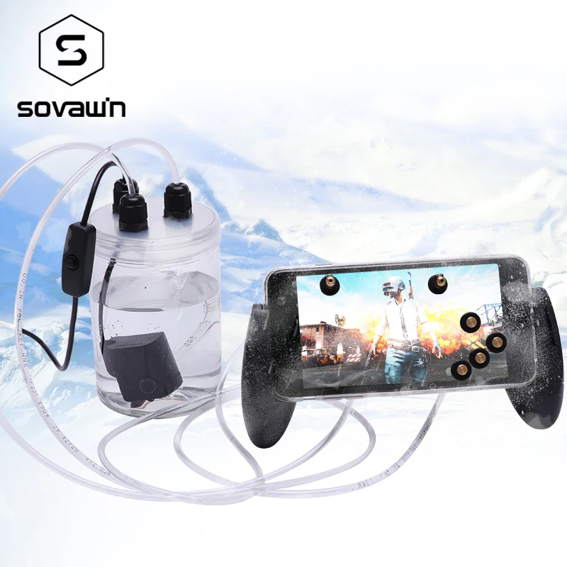 Sovawin охлаждающий вентилятор для мобильного телефона смартфон контроллер Pubg