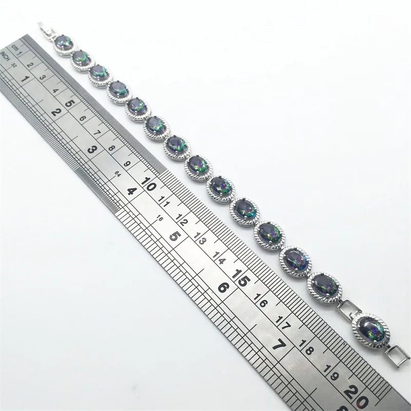 2017 New Arrival High Quality LuxuryRainbow White color Sterling Silver Bracelets For Women Free shipping
2017 New Arrival High Quality LuxuryRainbow White color Sterling Silver Bracelets For Women Free shipping