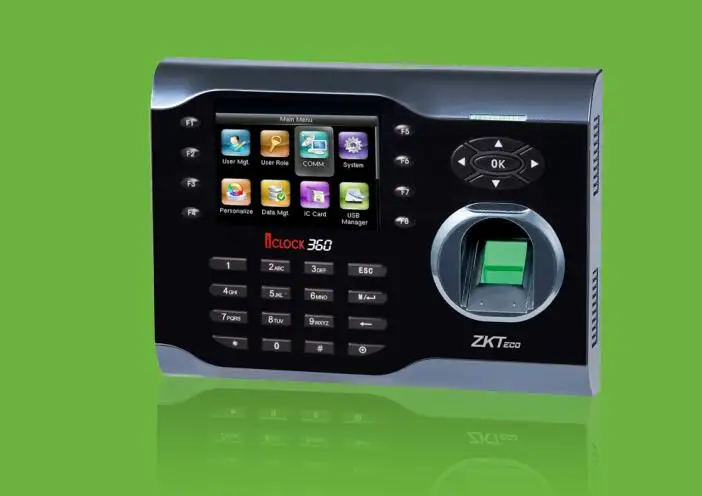 ZK Iclock360 посещаемость по отпечаткам пальцев TCP/RS232/485/USB хост и клиент чтение EM