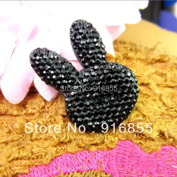 Free shipping!50pcs/lot 35*25mm black long-eared rabbit shape flatback Resin rhinestone for DIY phone case decorative
Free shipping!50pcs/lot 35*25mm black long-eared rabbit shape flatback Resin rhinestone for DIY phone case decorative