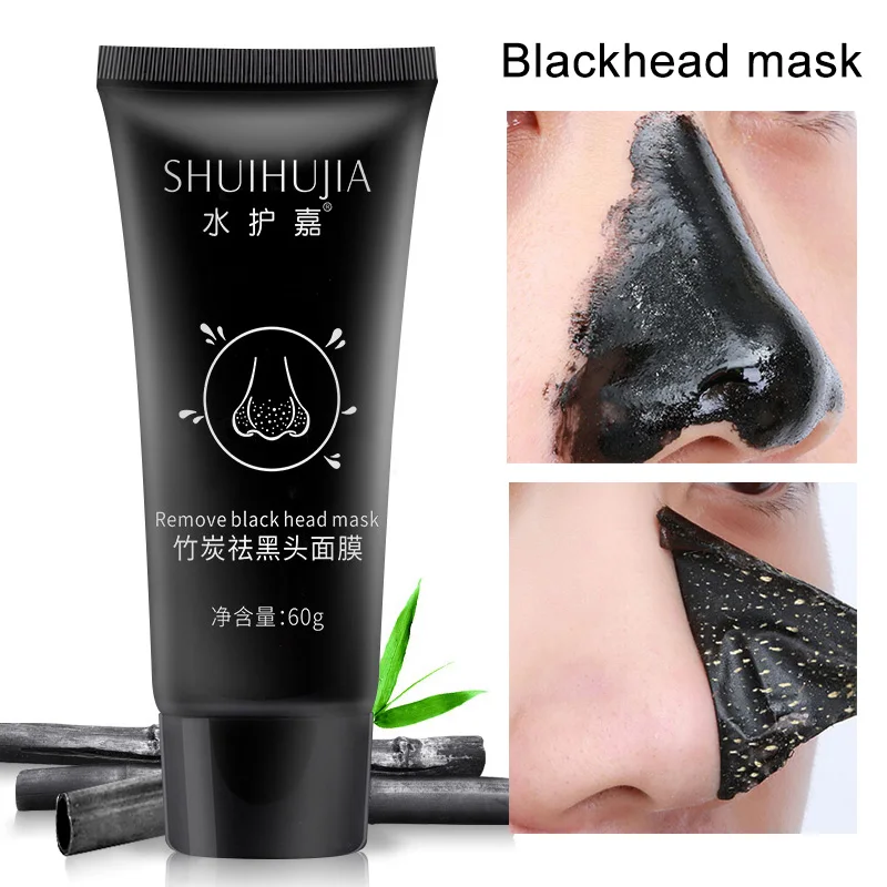 

Бамбуковая угольная черная грязевая маска, средство для удаления черных точек, крем от акне, лечение лица, глубокая очищающая грязь