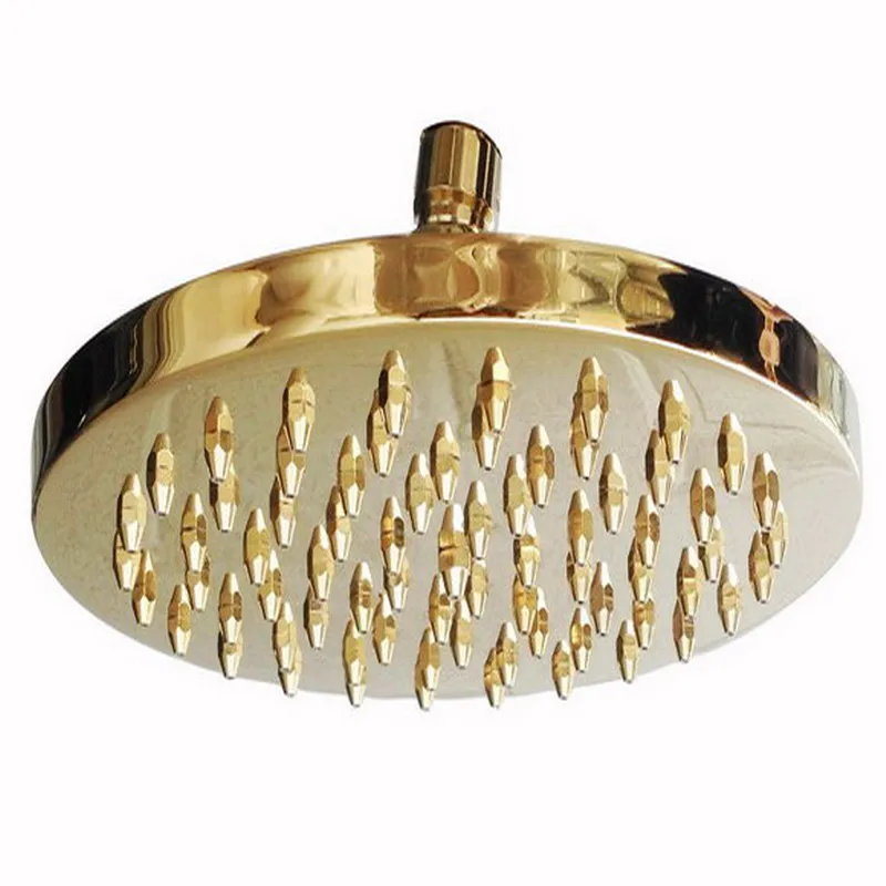 8" (203mm) Luxury Round Shape Gold Color Polished Brass Bathroom Shower head ash041
8" (203mm) Luxury Round Shape Gold Color Polished Brass Bathroom Shower head ash041