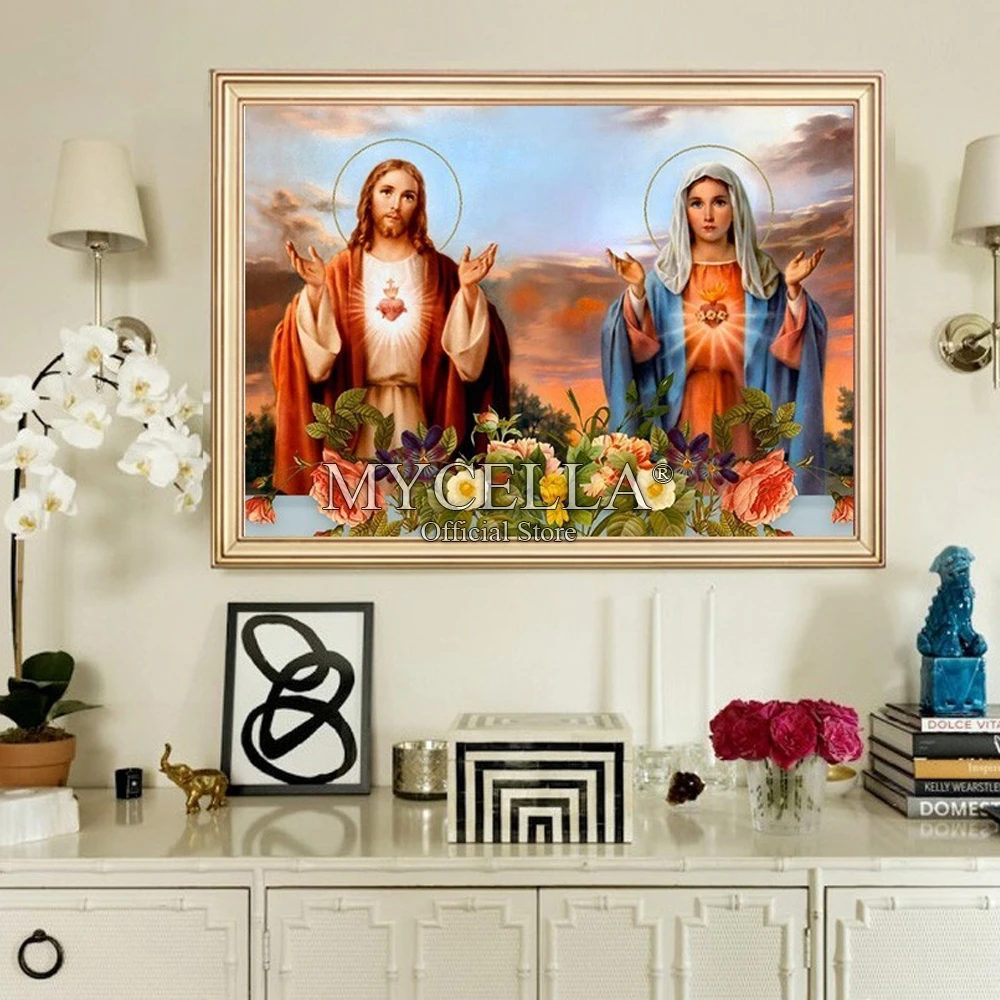 Cartoon Full Diy Diamond Painting Mosaic Religions Cross Stitch Home Decorations Diamond Embroidery Christianity Paintings Art
Cartoon Full Diy Diamond Painting Mosaic Religions Cross Stitch Home Decorations Diamond Embroidery Christianity Paintings Art