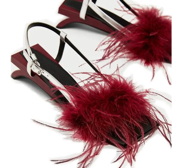 VIISENANTIN 2019 Hot Sell Feather Fur Summer Cool Sandal Shoe Green Wine Red Squared Toe Arc Heel Party Sandalias Sapatos Mujer
VIISENANTIN 2019 Hot Sell Feather Fur Summer Cool Sandal Shoe Green Wine Red Squared Toe Arc Heel Party Sandalias Sapatos Mujer