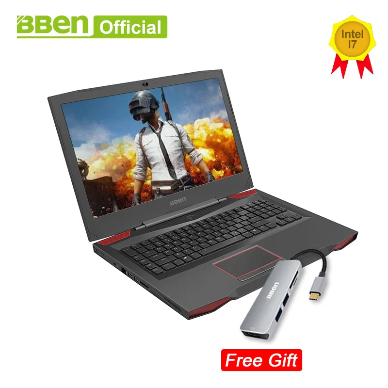 Bben G17 gaming laptop computers NVIDIA GTX1060 Intel i7-7700HQ 7th Gen. Kabylake 17.3inch pro windows10 licensed DDR4 RAM
Bben G17 gaming laptop computers NVIDIA GTX1060 Intel i7-7700HQ 7th Gen. Kabylake 17.3inch pro windows10 licensed DDR4 RAM