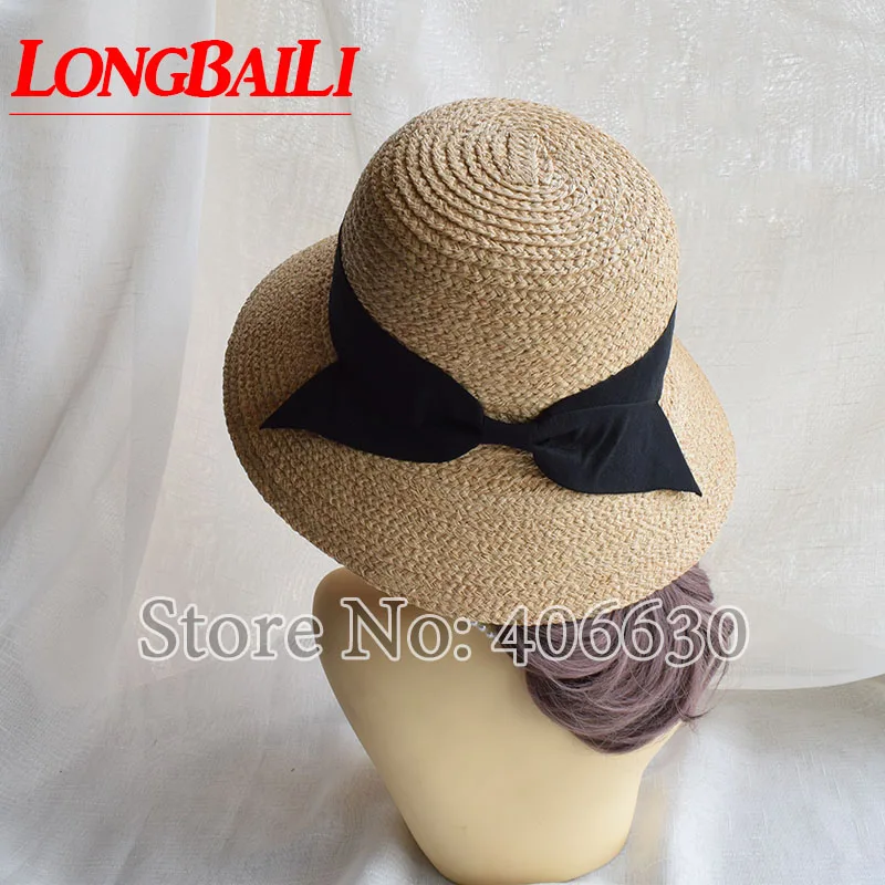 LongBaiLi Summer 8cm Wide Brim Women Raffia Straw Sun Hat Female Bow Beach Caps Free Shipping SWDS066
LongBaiLi Summer 8cm Wide Brim Women Raffia Straw Sun Hat Female Bow Beach Caps Free Shipping SWDS066