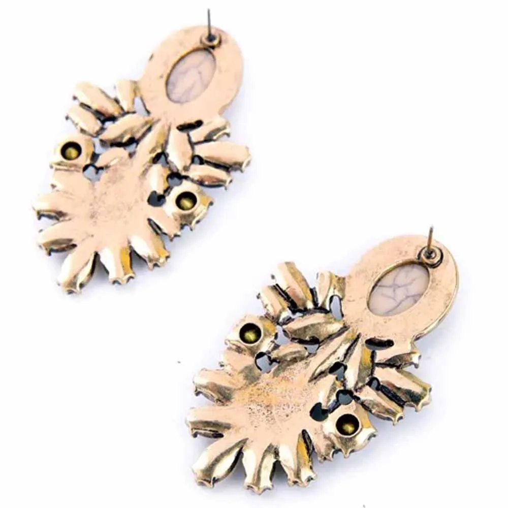 YaYi White Brown Glass White Rhinestone Brown Stone Earring Women's Fashion Ancient Gold Earrings gems Long Earrings For Women
YaYi White Brown Glass White Rhinestone Brown Stone Earring Women's Fashion Ancient Gold Earrings gems Long Earrings For Women