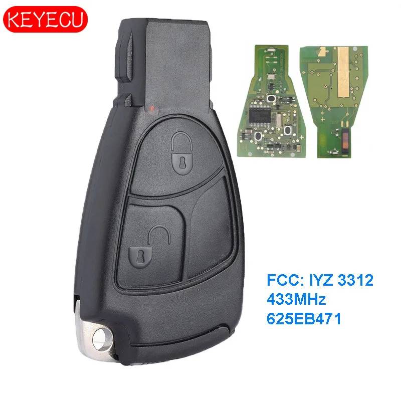 Пульт дистанционного управления KEYECU 433 МГц, 2 кнопки, для MERCEDES BENZ C E S CLASS IYZ 3312 , 625EB471
Пульт дистанционного управления KEYECU 433 МГц, 2 кнопки, для MERCEDES BENZ C E S CLASS IYZ 3312 , 625EB471