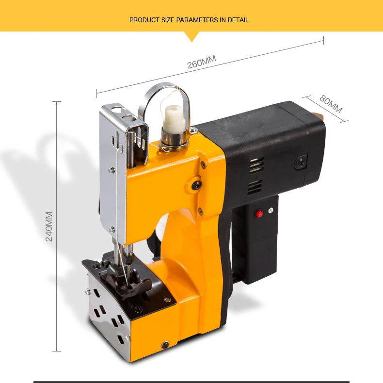 Portable Electric sacks sewing machine rice bag closer for sealing kraft paper bags paper-plastic composite bags Sealer machine
Portable Electric sacks sewing machine rice bag closer for sealing kraft paper bags paper-plastic composite bags Sealer machine