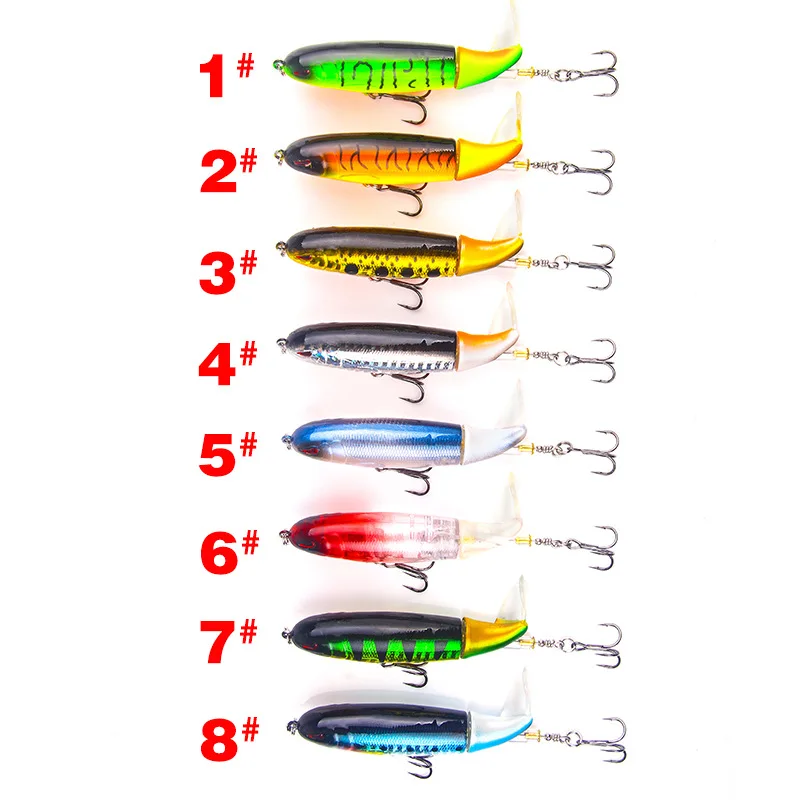 YUZI Whopper Popper 9cm 13g Topwater Fishing Lure Artificial Hard Bait 3D Eyes Plopper Soft Rotating Tail Fishing Tackle
YUZI Whopper Popper 9cm 13g Topwater Fishing Lure Artificial Hard Bait 3D Eyes Plopper Soft Rotating Tail Fishing Tackle