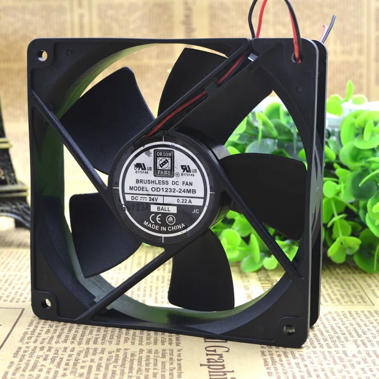Бесплатная доставка. OD1232-24 MB вентилятора 24 v DC 120x32 107 CFM вентилятор 0 22