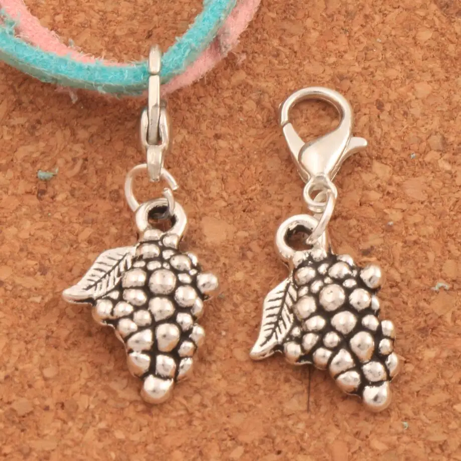 Grape Fruit Lobster Claw Clasp Charm Beads 32.2x12.8mm 27PCS zinc alloy Jewelry DIY C363
Grape Fruit Lobster Claw Clasp Charm Beads 32.2x12.8mm 27PCS zinc alloy Jewelry DIY C363