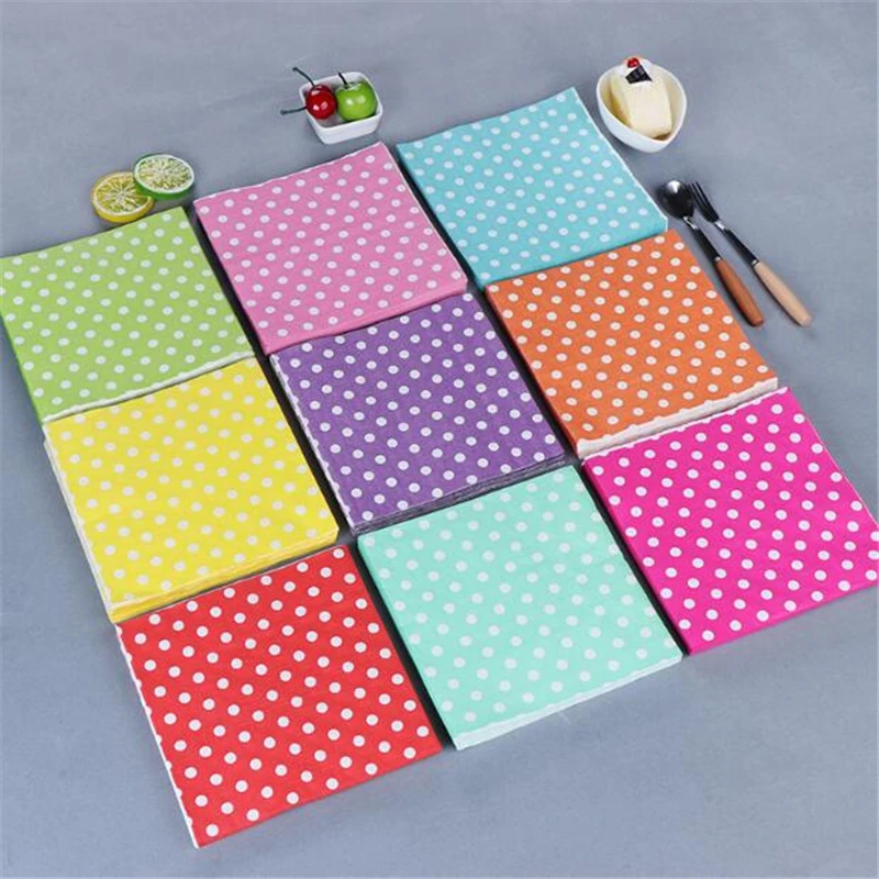 20Pcs/lot 2-Layer Wedding Decoration Decoupage Paper Napkins Wave Point Wood Tissue For Birthday Party Decoration Supplies
20Pcs/lot 2-Layer Wedding Decoration Decoupage Paper Napkins Wave Point Wood Tissue For Birthday Party Decoration Supplies