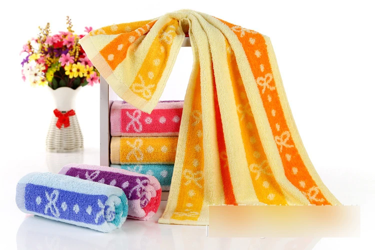 2016 New 1pc Lower Price 34*74cm 100% Cotton Face Towel Bowknots Printed Hand Towel Plain dyed Washcloths Brand Soft Towels
2016 New 1pc Lower Price 34*74cm 100% Cotton Face Towel Bowknots Printed Hand Towel Plain dyed Washcloths Brand Soft Towels
