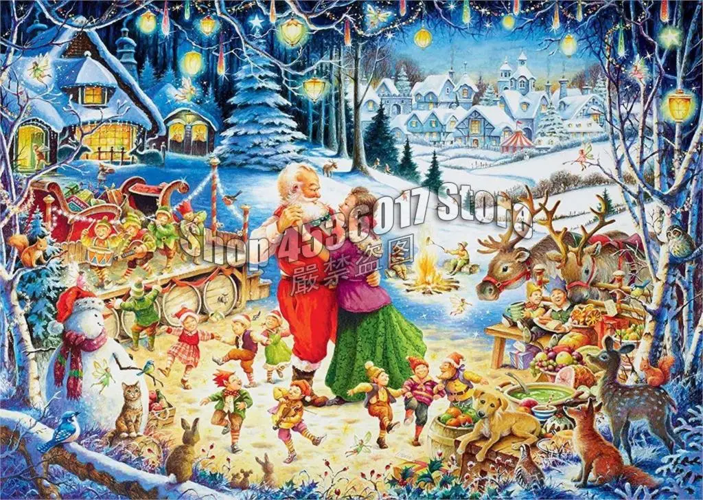 Santa's Christmas Party Needlework Embroidery 5D DIY Full Diamond Painting Cross Stitch Square Rhinestone Handmade Room Crafts
Santa's Christmas Party Needlework Embroidery 5D DIY Full Diamond Painting Cross Stitch Square Rhinestone Handmade Room Crafts