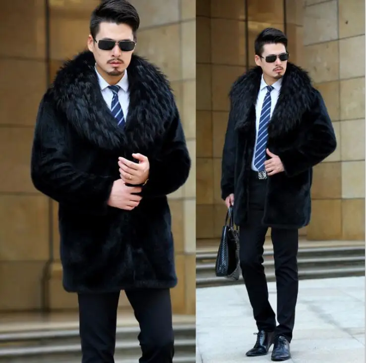 Autumn faux mink leather jacket mens winter thicken warm fur leather coat men slim jackets jaqueta couro fashion big fur collar
Autumn faux mink leather jacket mens winter thicken warm fur leather coat men slim jackets jaqueta couro fashion big fur collar