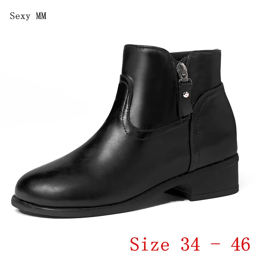 Spring Autumn Winter Woman Flat Ankle Chelsea Boots Women Flats Casual Shoes Short Boots Plus Size 34-40 41 42 43 44 45 46
Spring Autumn Winter Woman Flat Ankle Chelsea Boots Women Flats Casual Shoes Short Boots Plus Size 34-40 41 42 43 44 45 46