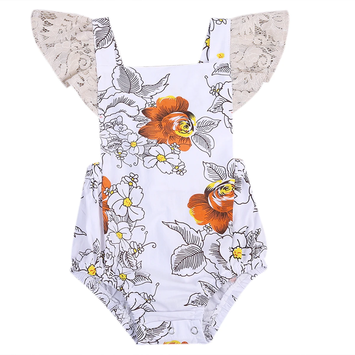 2017 Newborn Baby Lace Sleeves Embroider Floral Stylish Strap Backless Summer Bodysuit Outfits Clothes
2017 Newborn Baby Lace Sleeves Embroider Floral Stylish Strap Backless Summer Bodysuit Outfits Clothes