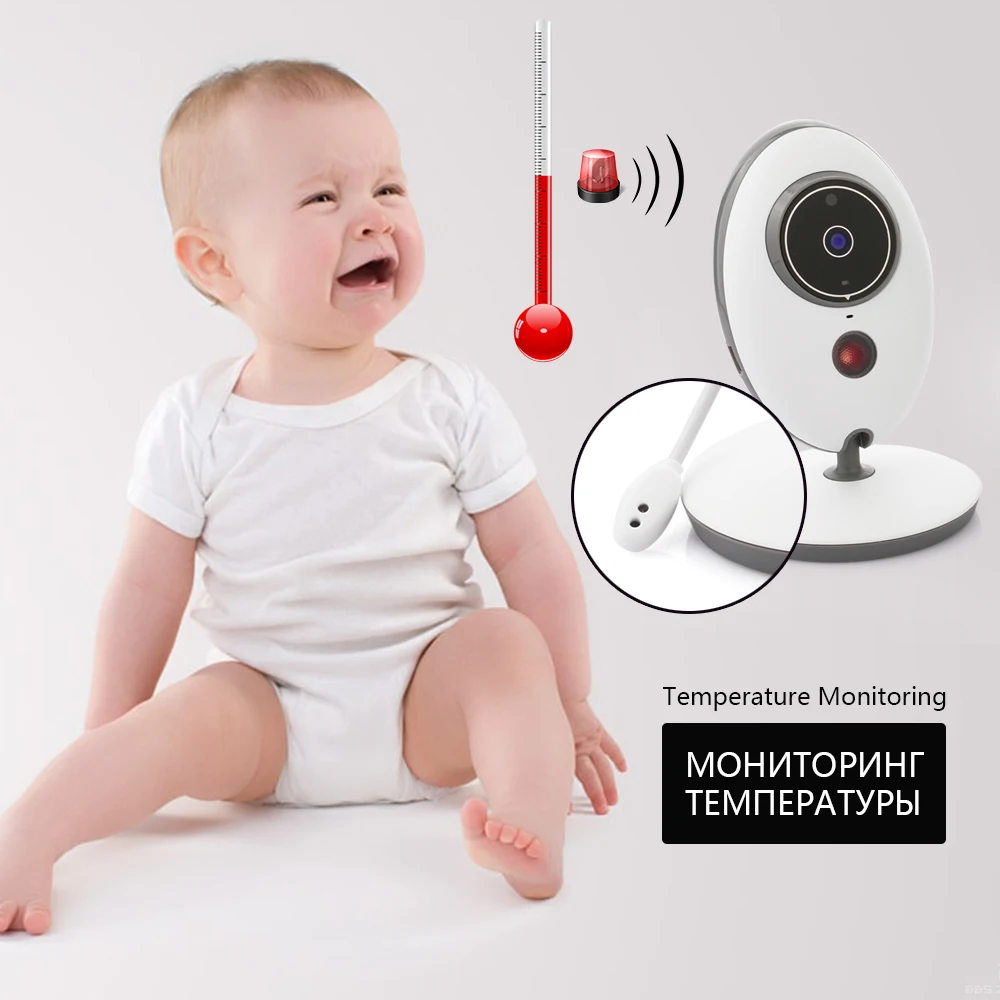 Радиостанция Беспроводная VB605 с ЖК-дисплеем 2 4 дюйма 1 комплект | Безопасность и