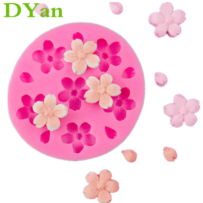 New Cherry Blossom Fondant Silicone Mold Chocolate Mold DIY Cake Baking Decorative Mold A1658
New Cherry Blossom Fondant Silicone Mold Chocolate Mold DIY Cake Baking Decorative Mold A1658