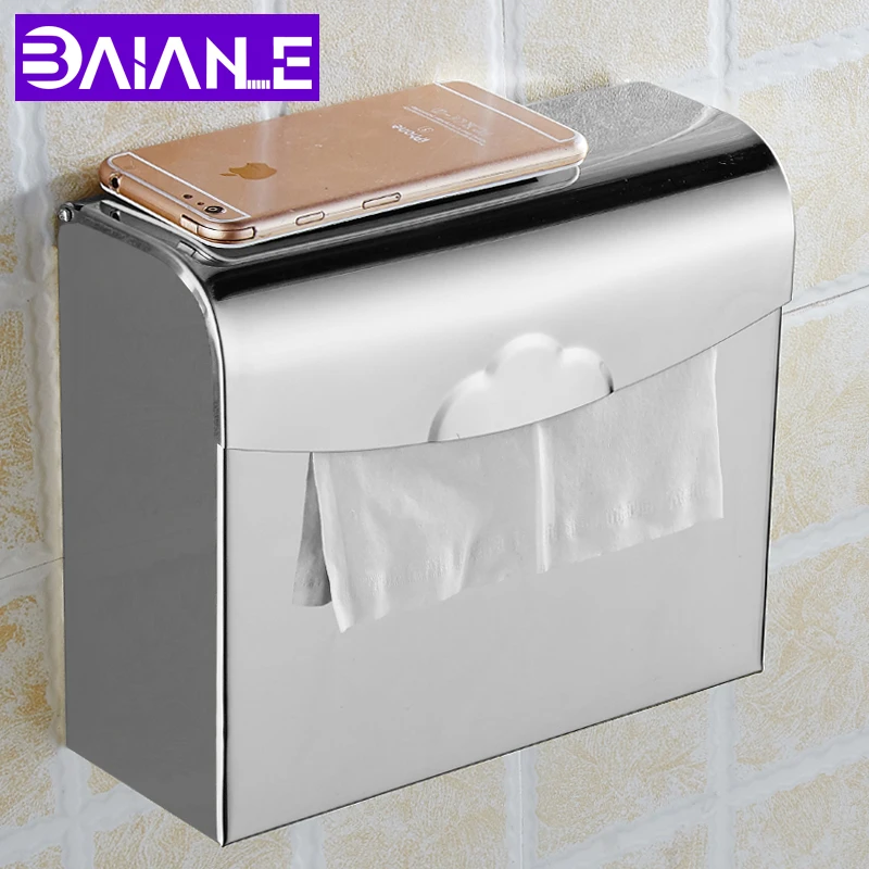 Toilet Paper Holder Box Gold Waterproof Stainless Steel Bathroom Roll Paper Holder Rectangle Paper Towel Holders Wall Mounted
Toilet Paper Holder Box Gold Waterproof Stainless Steel Bathroom Roll Paper Holder Rectangle Paper Towel Holders Wall Mounted