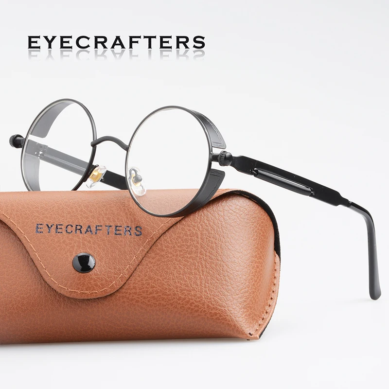 Retro Vintage Womens Metal Gothic Steampunk Eyeglass Frames Round Mens Brand Designer Clear Lens Eyeglasses Eyewear
Retro Vintage Womens Metal Gothic Steampunk Eyeglass Frames Round Mens Brand Designer Clear Lens Eyeglasses Eyewear