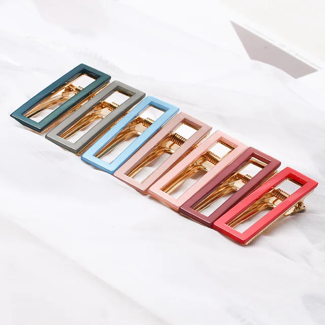 Duckbill clip acrylic hairpin geometry bangs clip word clip bb clip simple lady side clip top clip
Duckbill clip acrylic hairpin geometry bangs clip word clip bb clip simple lady side clip top clip