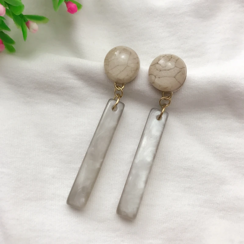 Gray Color Simple Geometric Resin Earrings Piercing Jewelry For Women Girls Gifts
Gray Color Simple Geometric Resin Earrings Piercing Jewelry For Women Girls Gifts