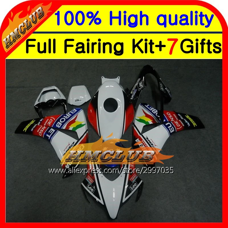 Body For HONDA 08-11 CBR 1000RR 1000 RR EUROBET 08 09 10 11 40HM97 Blue red CBR1000 RR CBR1000RR 2008 2009 2010 2011 Fairing
Body For HONDA 08-11 CBR 1000RR 1000 RR EUROBET 08 09 10 11 40HM97 Blue red CBR1000 RR CBR1000RR 2008 2009 2010 2011 Fairing