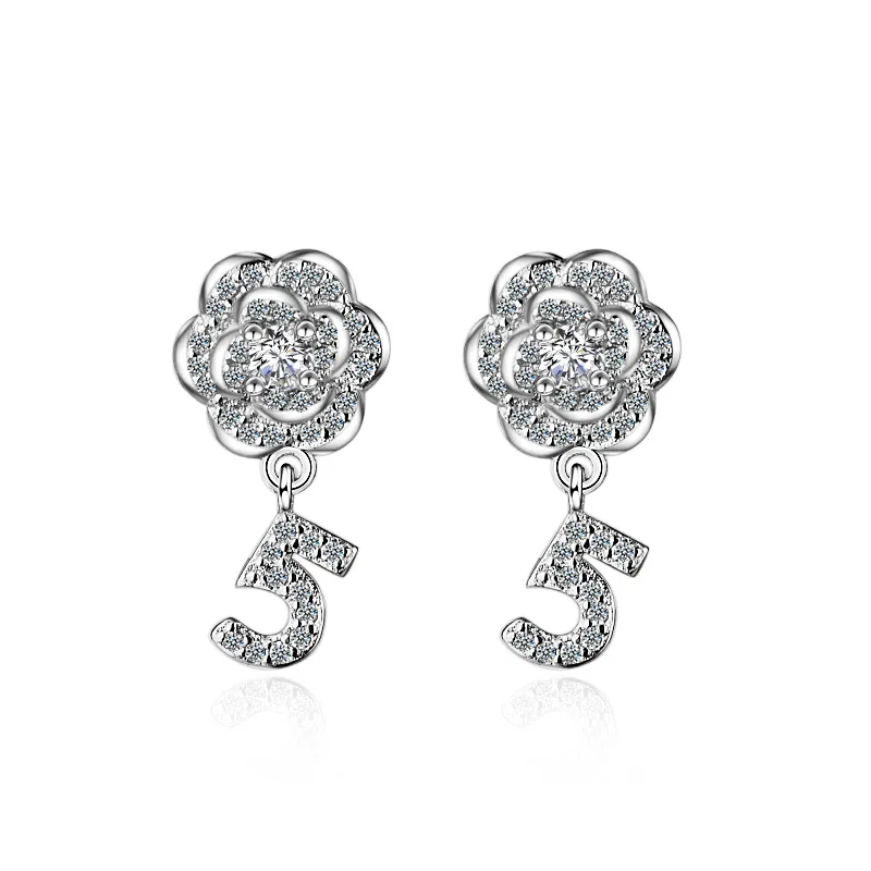 New Arrivals Elegant Rose Flower CZ Cubic Zirconia 925 Sterling Silver Ladies Stud Earrings Original Jewelry Female Gift
New Arrivals Elegant Rose Flower CZ Cubic Zirconia 925 Sterling Silver Ladies Stud Earrings Original Jewelry Female Gift