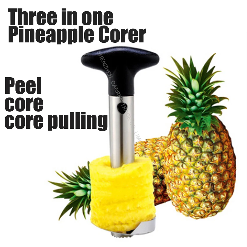 1PC 3 in 1 Stainless Steel Fruit Pineapple Corer Slicers Peeler Parer Cutter Creative Kitchen Easy Tool
1PC 3 in 1 Stainless Steel Fruit Pineapple Corer Slicers Peeler Parer Cutter Creative Kitchen Easy Tool