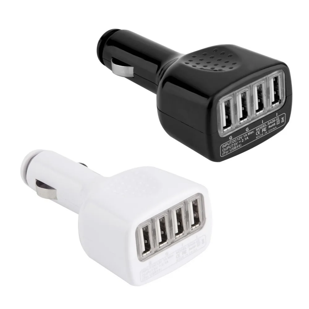 1Piece New Design 5V 2.1A USB 4 Port Car Cigarette Lighter Socket Car Charger Adapter For Cellphone
1Piece New Design 5V 2.1A USB 4 Port Car Cigarette Lighter Socket Car Charger Adapter For Cellphone