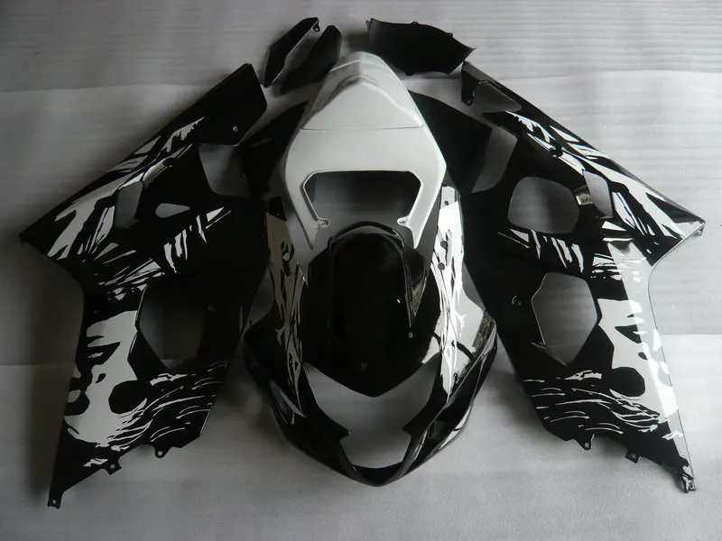 Набор обтекателей для мотоциклов GSXR600 750 K4 04 05 GSXR 600 GSXR750 2004 2005 ABS новый белый черный