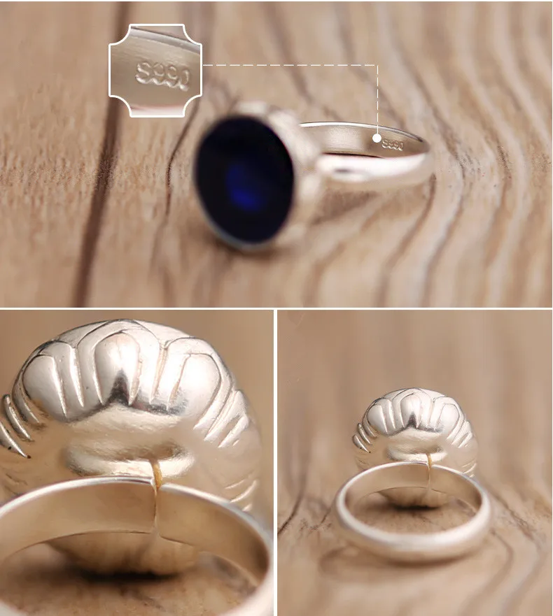 Uglyless Genuine S990 Silver Vintage Noble Blue Enamel Rings for Women Ethnic Handmade Engraved Flower Ring Opening Fine Jewelry
Uglyless Genuine S990 Silver Vintage Noble Blue Enamel Rings for Women Ethnic Handmade Engraved Flower Ring Opening Fine Jewelry