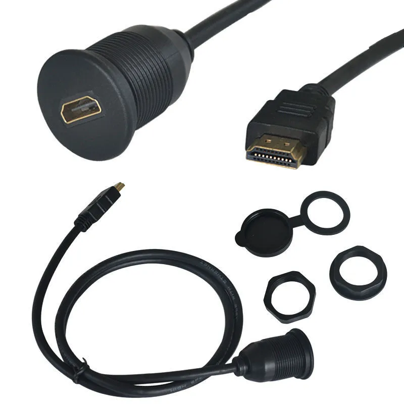 Панельное крепление водонепроницаемый HDMI-совместимый кабель IP67 аудио и видео разъем системы HDTV для суровых промышленных сред
Панельное крепление водонепроницаемый HDMI-совместимый кабель IP67 аудио и видео разъем системы HDTV для суровых промышленных сред