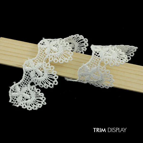 Embroidered white Flower Scrapbooking Lace Ribbon Polyester Motif Trim Embellishment Applique Craft Sewing Material 28yd/T957
Embroidered white Flower Scrapbooking Lace Ribbon Polyester Motif Trim Embellishment Applique Craft Sewing Material 28yd/T957