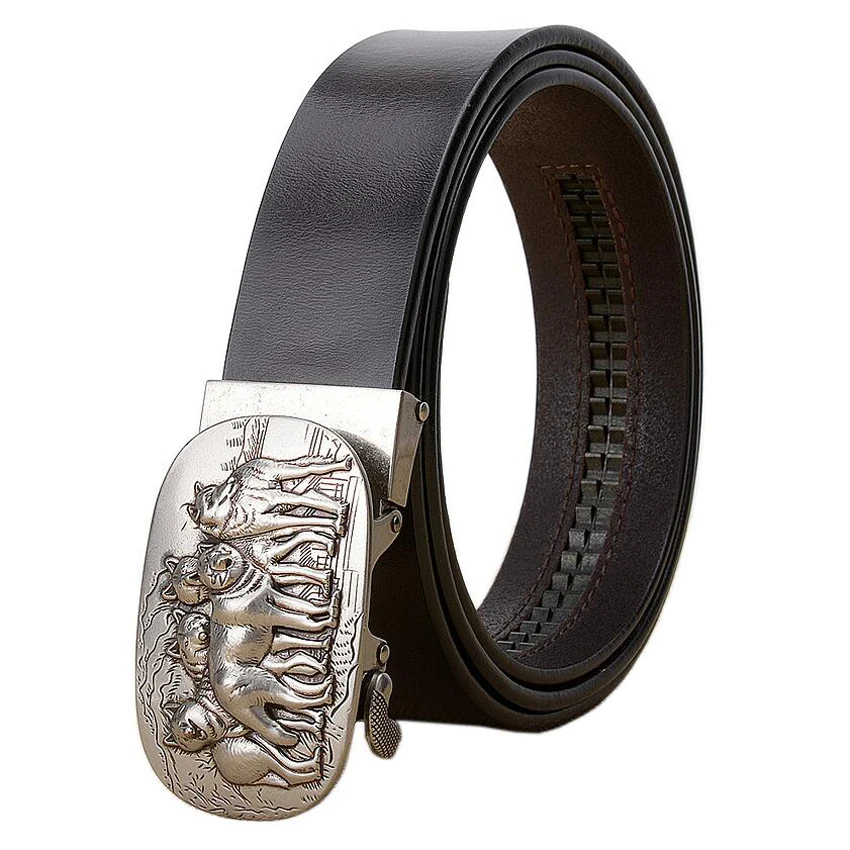 Fashion Wolf Designers Bet W Automatic Buckle Genuine Leather Luxury Belts Business Belts for Men Ceinture Homme
Fashion Wolf Designers Bet W Automatic Buckle Genuine Leather Luxury Belts Business Belts for Men Ceinture Homme