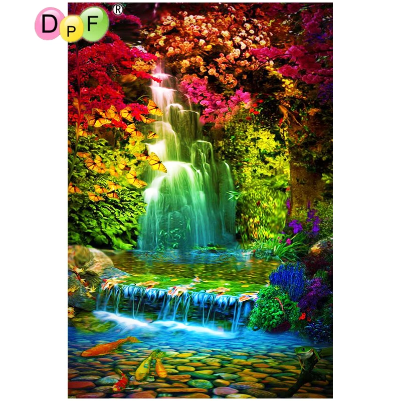 5D DIY Diamond Painting Cross Stitch Forest Waterfall Diamond Painting Round Diamond Painting Embroidery Mosaic Decoration Gift
5D DIY Diamond Painting Cross Stitch Forest Waterfall Diamond Painting Round Diamond Painting Embroidery Mosaic Decoration Gift