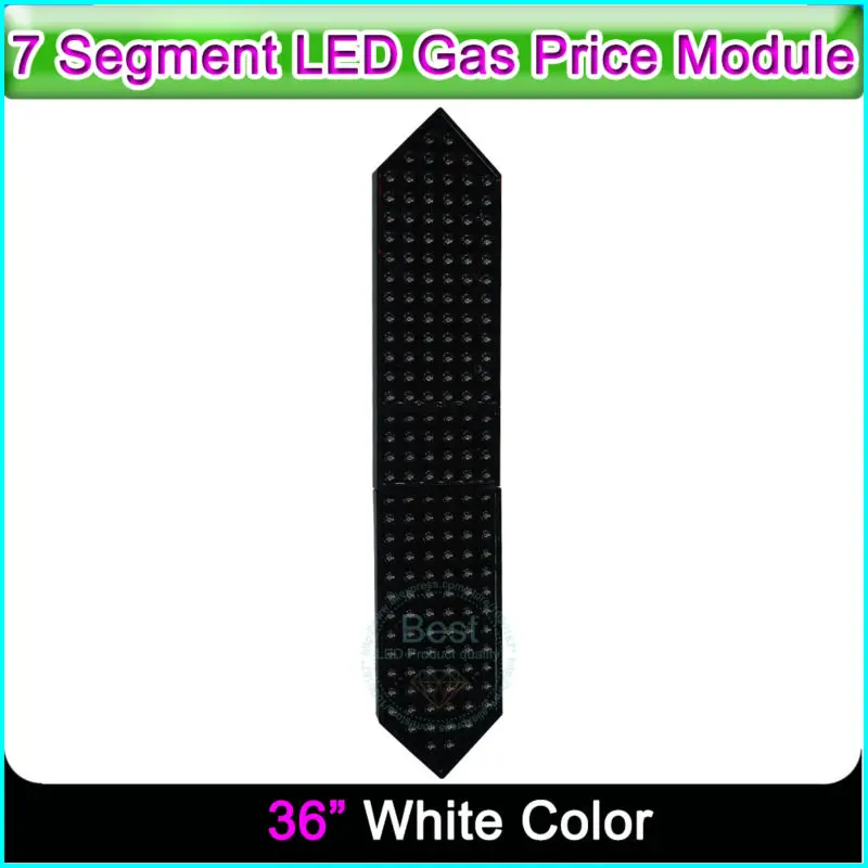 36" White Color 7 Segment LED Display Gas Station Price Signs Outdoor LED Display Screen RF Remote Control
36" White Color 7 Segment LED Display Gas Station Price Signs Outdoor LED Display Screen RF Remote Control