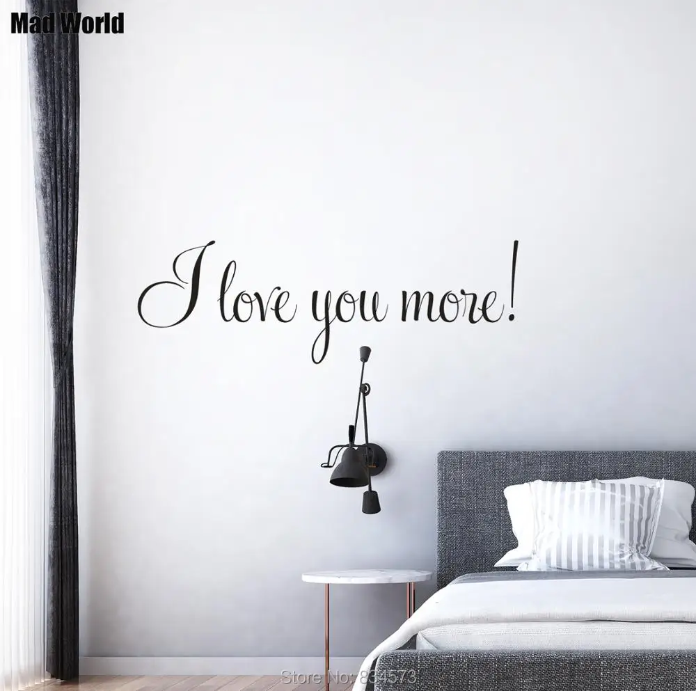 Настенные художественные наклейки Mad World-I Love You More, настенные наклейки, украшения для дома «сделай сам», съемные декоративные настенные накл...
Настенные художественные наклейки Mad World-I Love You More, настенные наклейки, украшения для дома «сделай сам», съемные декоративные настенные накл...