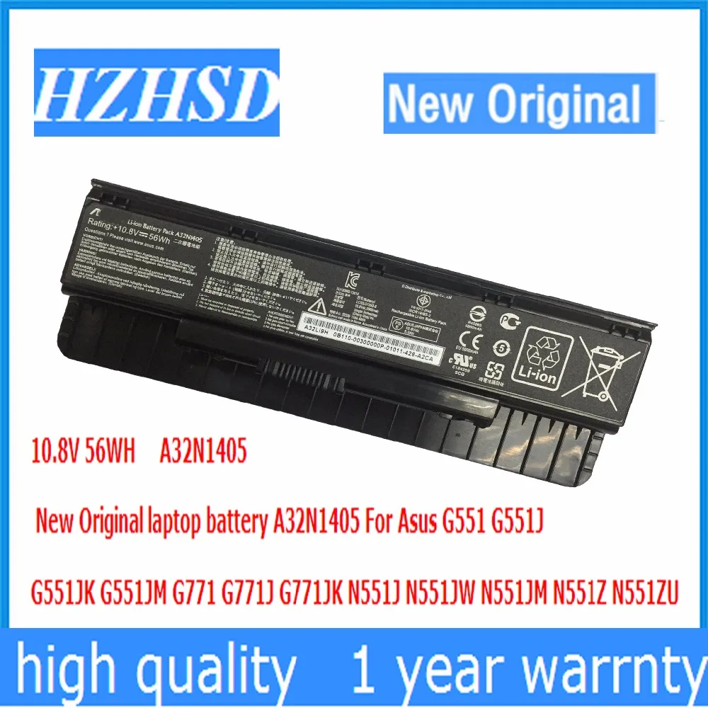 Аккумулятор A32N1405 для ноутбука Asus G551 G551J G551JK G551JM G771 G771J G771JK N551J N551JW, 10,8 В, 56 Втч
Аккумулятор A32N1405 для ноутбука Asus G551 G551J G551JK G551JM G771 G771J G771JK N551J N551JW, 10,8 В, 56 Втч