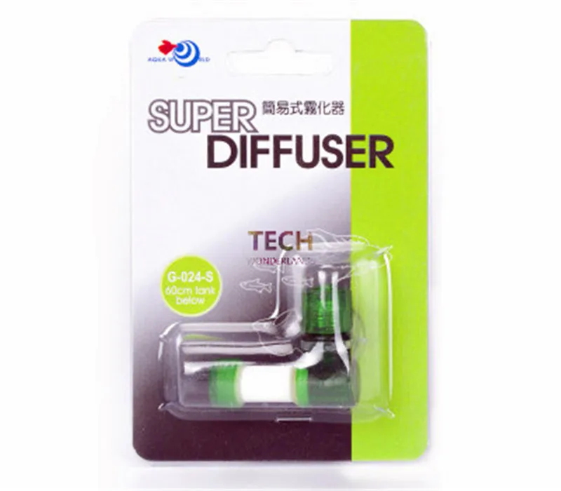 Super CO2 Atomizer Carbon Dioxide Bubble Diffuser for Aquarium Grass Plant Tank Size S/L
Super CO2 Atomizer Carbon Dioxide Bubble Diffuser for Aquarium Grass Plant Tank Size S/L