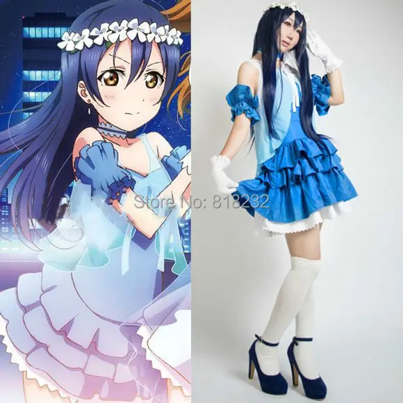 Love Live Yume no Tobira Dreams Gate Sonoda Umi Chiffon Tee Dress Uniform Anime Cosplay Costumes
Love Live Yume no Tobira Dreams Gate Sonoda Umi Chiffon Tee Dress Uniform Anime Cosplay Costumes